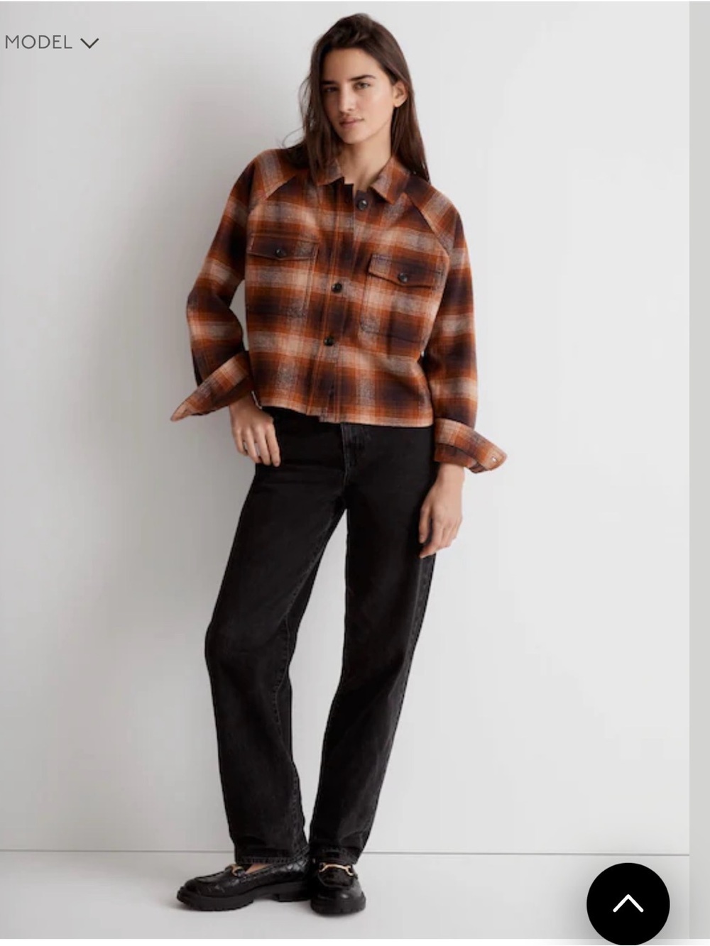 🍂Like New🍁- Madewell Plaid Shirt Jacket XL - 100% Cotton